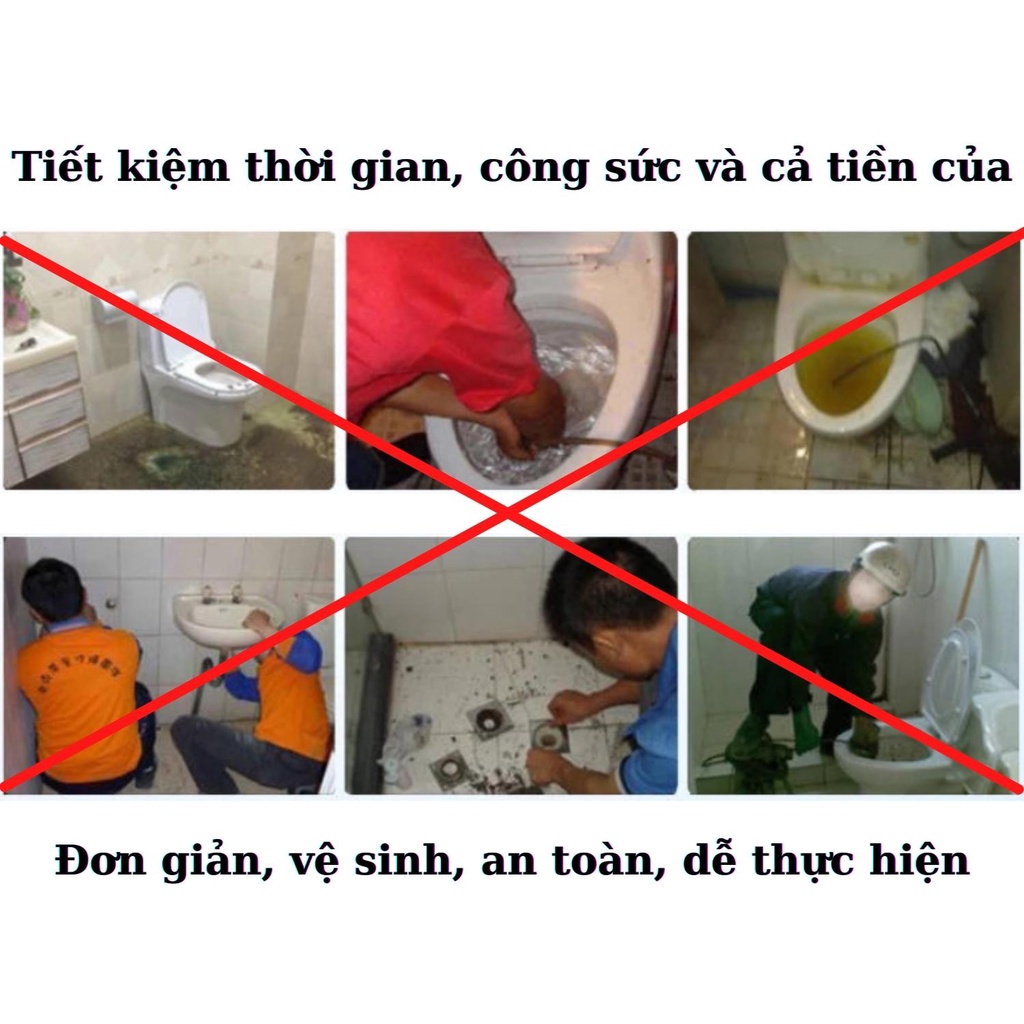 [GIÁ TỐT] Bột thông cống nhà bếp, nhà tắm xử lý nhanh tắc nghẽn dạng hạt 260g