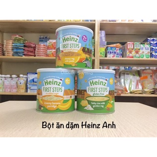 Bột ăn dặm Heinz Anh vị súp lơ date xa
