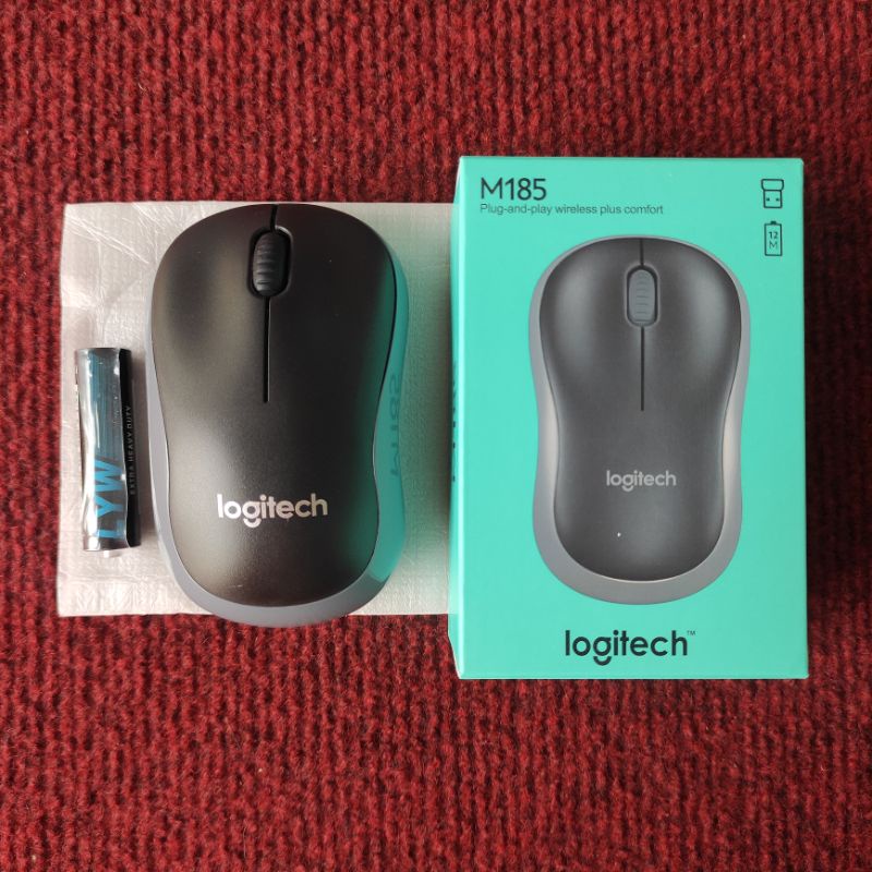 Chuột không dây Bluetooth Logitech M185 + 1 viên pin