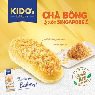Combo 5 cái bánh mì tươi kido’s vị chà bông/gà/takoyakihsd:7-9 ngày