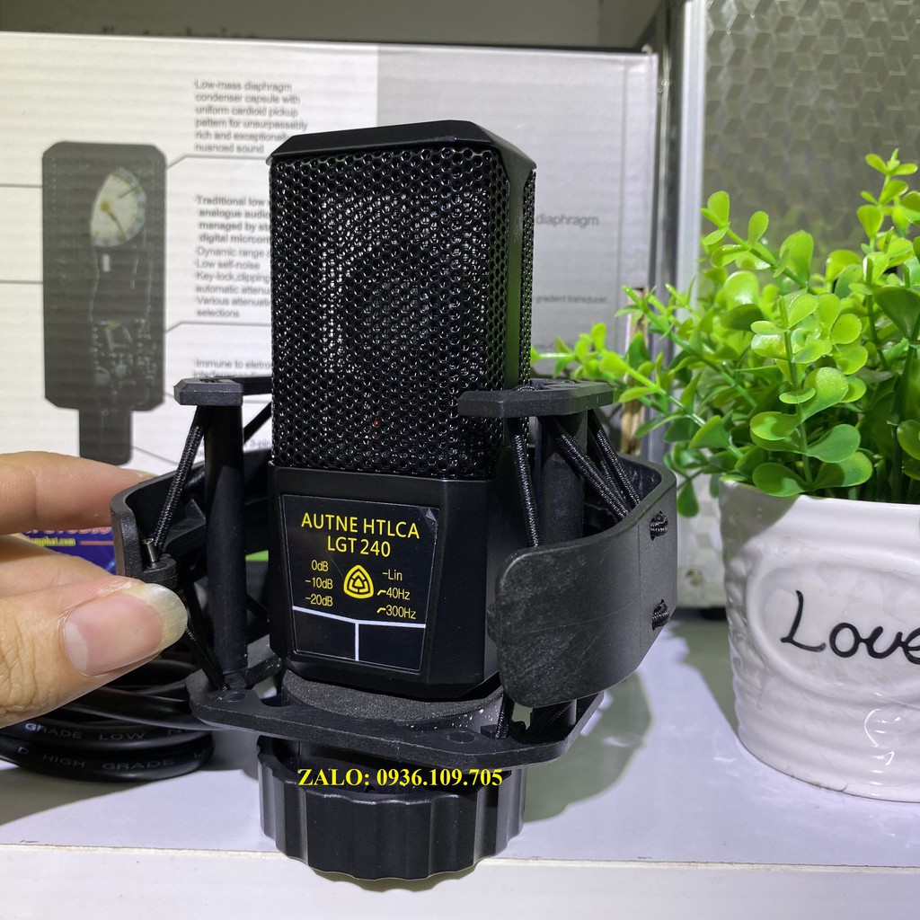 MICRO LGT 240 CAO CẤP CHUYÊN THU ÂM - LIVESTREAM CỰC HAY VÀ HÚT MIC