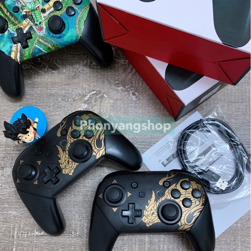 Tay cầm Nintendo Switch Pro Controller - Monster Hunter Rise Sunbreak