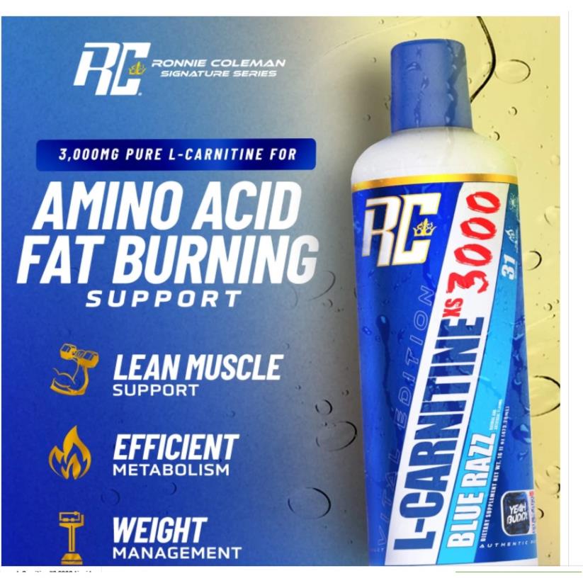 Giảm Mỡ Đốt Mỡ Nhanh Cực Mạnh An Toàn Ronnie Coleman L - Carnitine 3000 Từ Mỹ