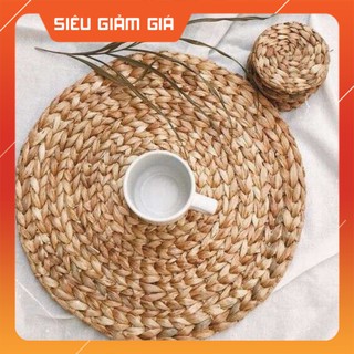 Thảm lục bình trang trí chụp ảnh, lót lọ hoa, ly, tách, decor nhà cửa, cửa hàng (2 size)