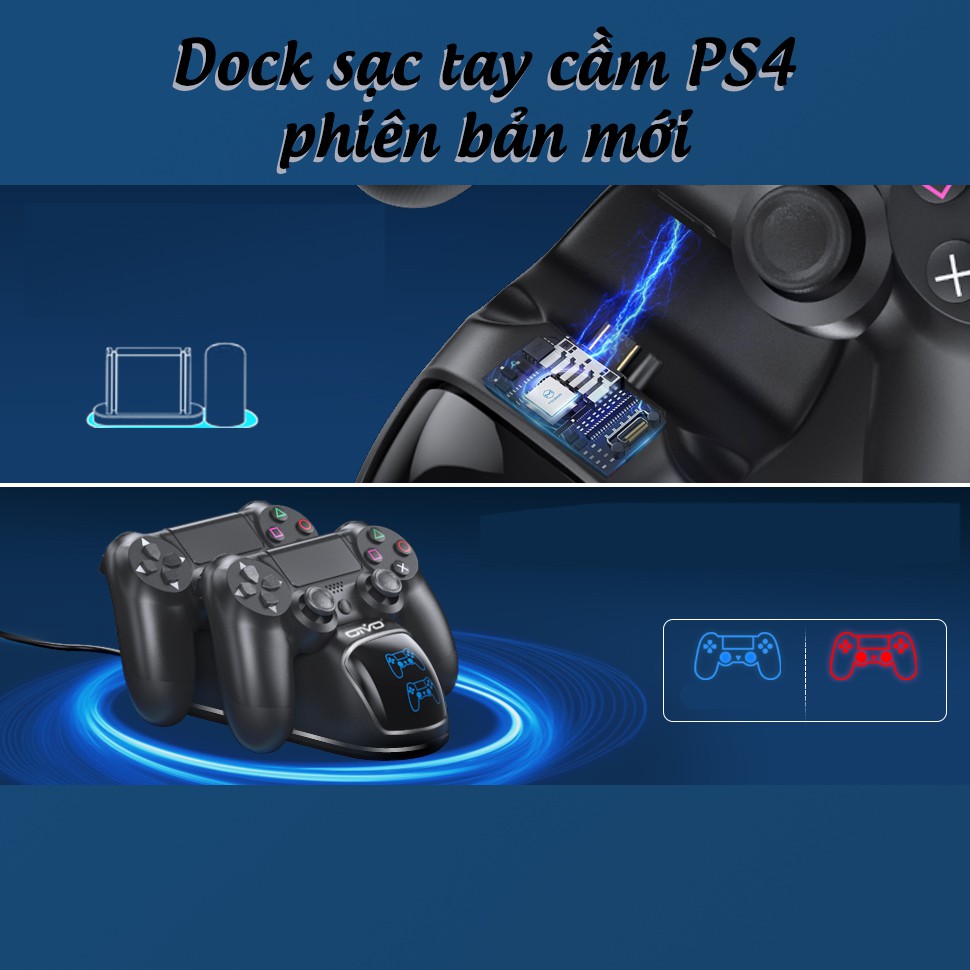 Đế sạc tay cầm PS4, Dock sạc tay cầm PS4