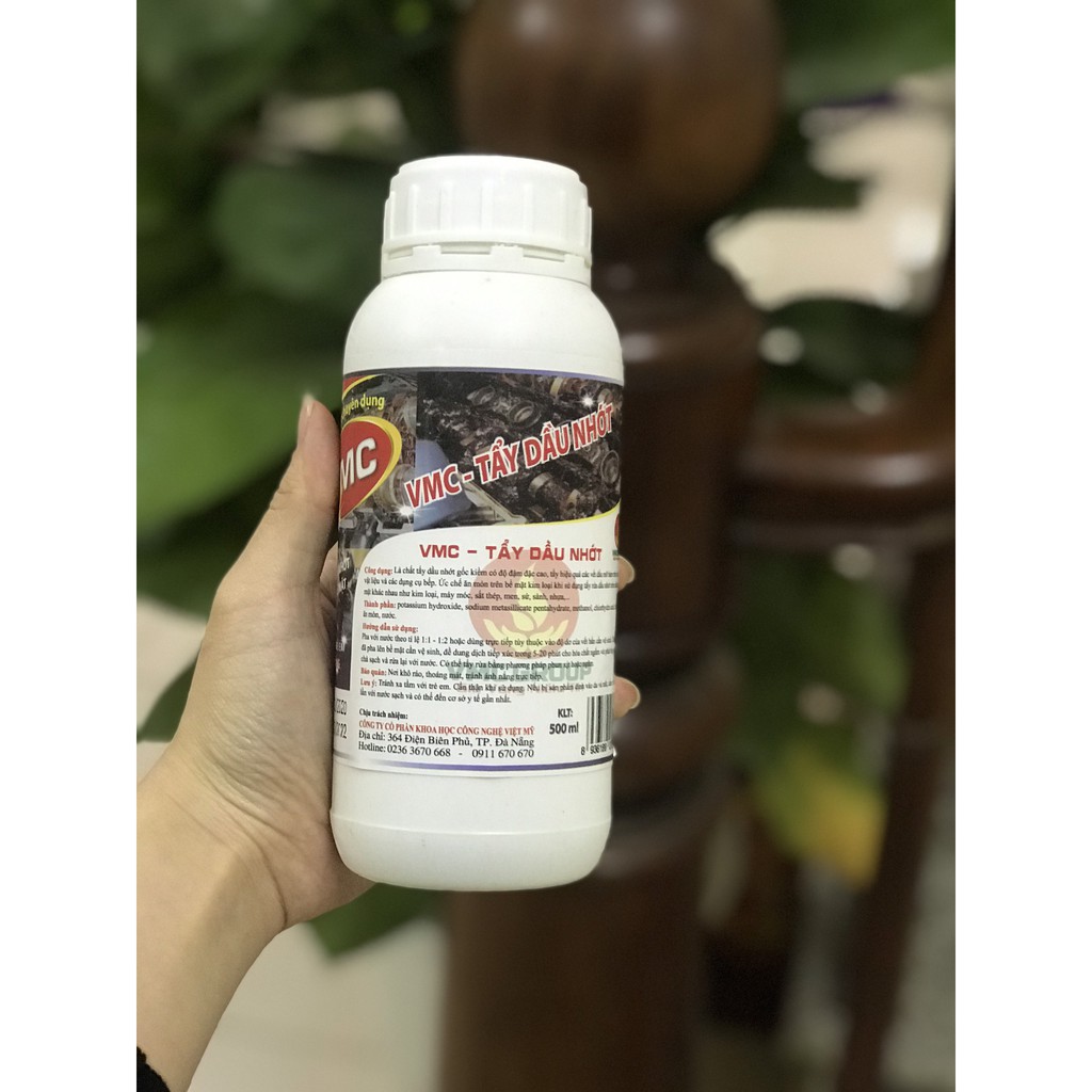 CHAI 500ML SIÊU TẨY DẦU NHỚT VMC  - ĐÁNH BAY CÁC VẾT DẦU NHỚT TRÊN MỌI BỀ MẶT VỚI