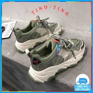 [HÀNG CAO CẤP] Giày thể thao nữ 2 dây buộc kiểu đế cao lượn sóng mẫu mới,trở thành cô gái tỏa sáng tốt nhất（07）