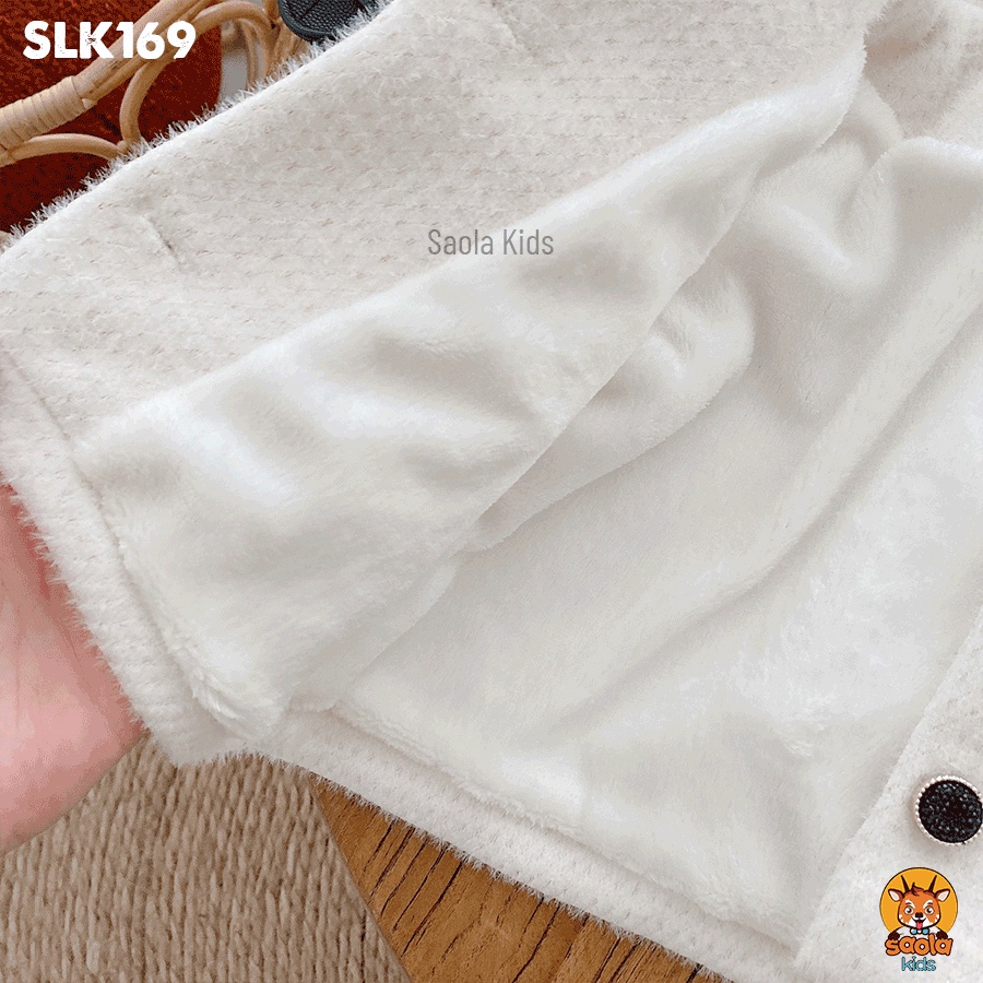 Váy + Áo khoác dạ cho bé gái nhà Saola Kids - SLK169