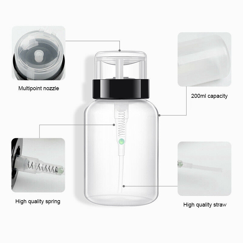 Bình đựng dung dịch tẩy sơn móng tay tiện dụng 200ml