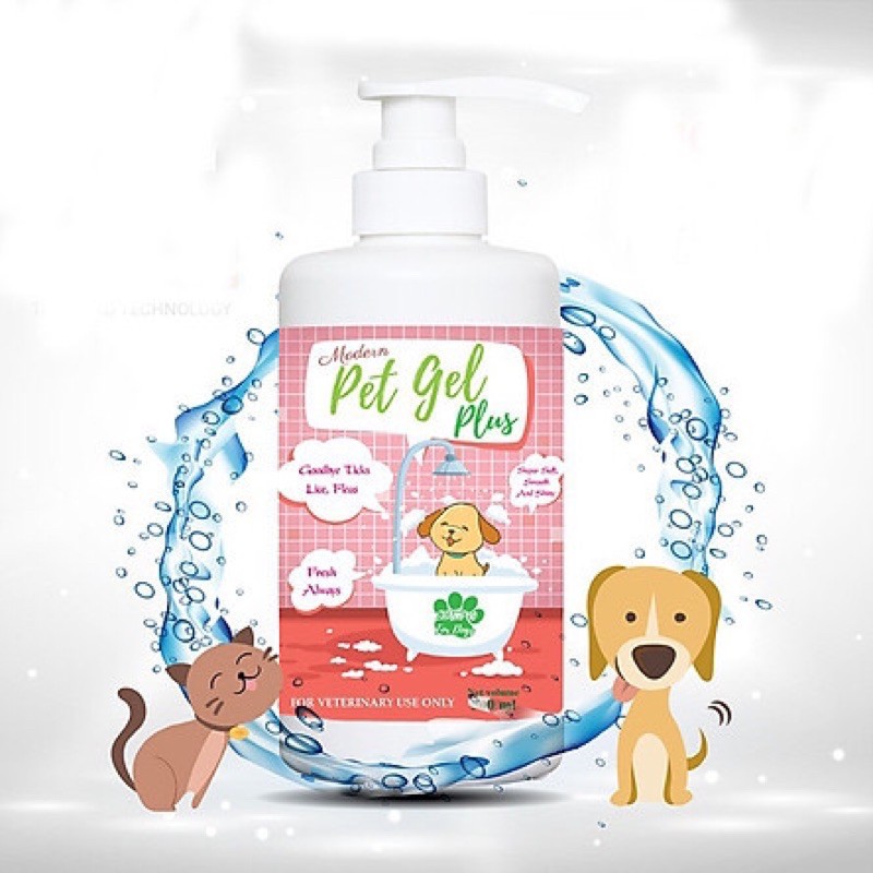 Sữa tắm Pet Gel Plus dành cho chó mèo 500ml