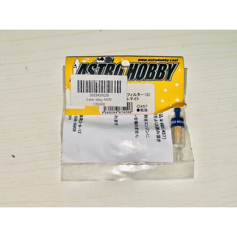 Lọc xăng chính hãng Nhật cho xe điều khiển chạy xăng nitro, máy bay điều khiển từ xa chạy xăng nitro
