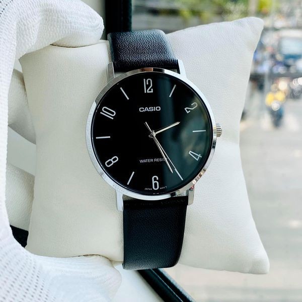 Đồng hồ nam dây da Casio MTP-VT01L-1B2UDF chính hãng