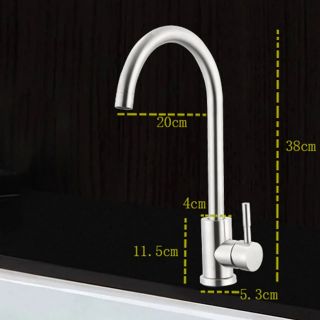 Vòi rửa bát nóng lạnh Sus 304