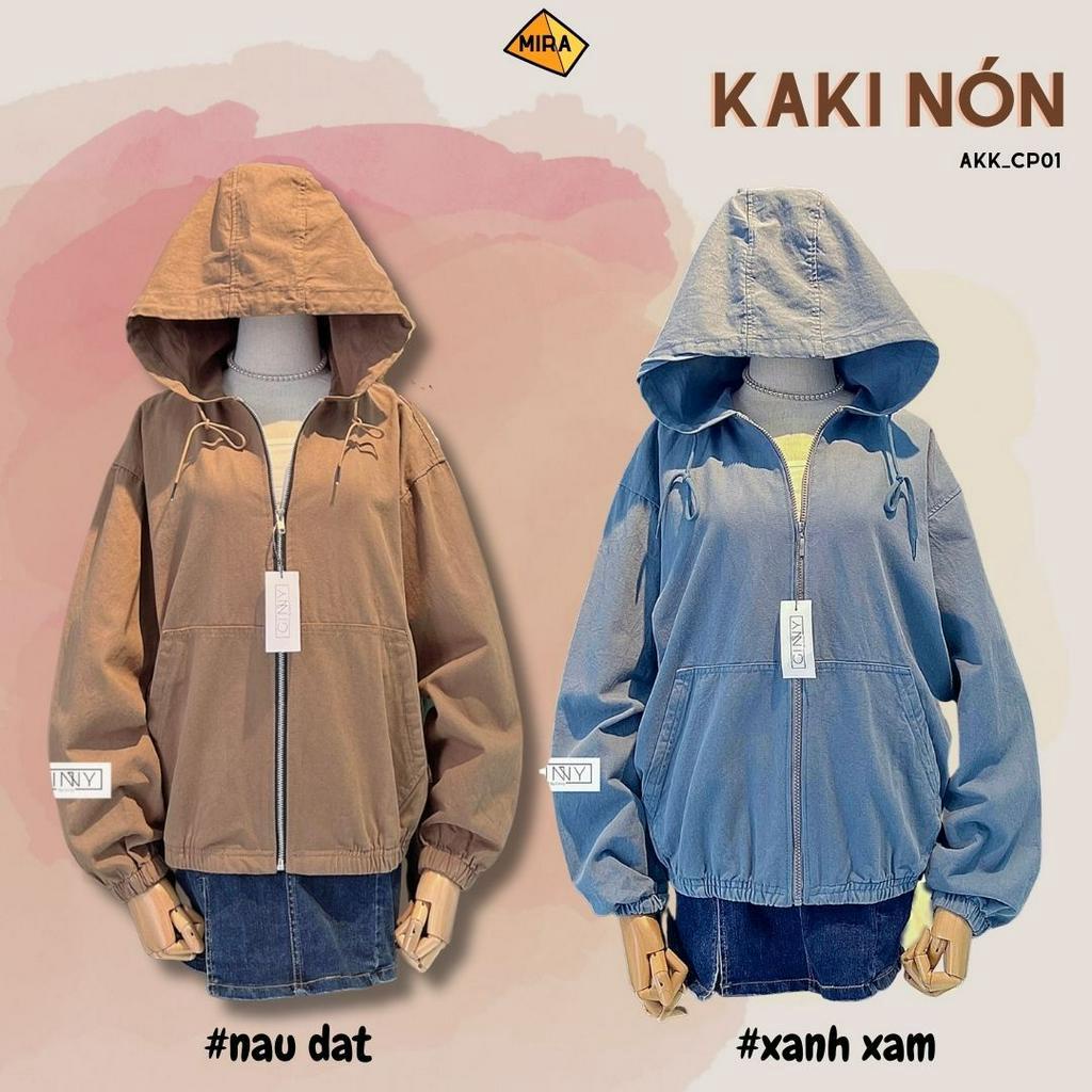 Áo Khoác Kaki Nón Đẹp - Gin clothing