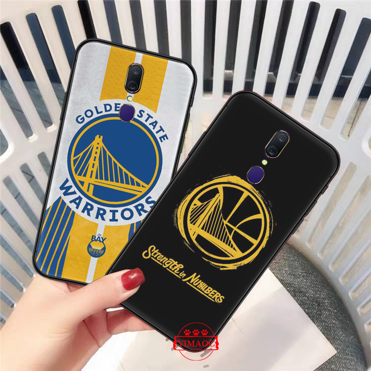 Ốp Lưng Họa Tiết Logo Gold State Warriors Cho Oppo A3S A5 2018 A37 Neo 9 A39 A57 A5S A7 A59 F1S A77 F3 A83 A1 F5 A73 F F9 Pro