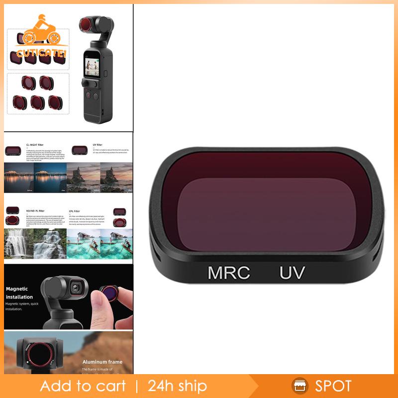 Bộ Lọc Ống Kính Quang Học Cuticate1  Cho DJI POCKET 2 Lắp Đặ