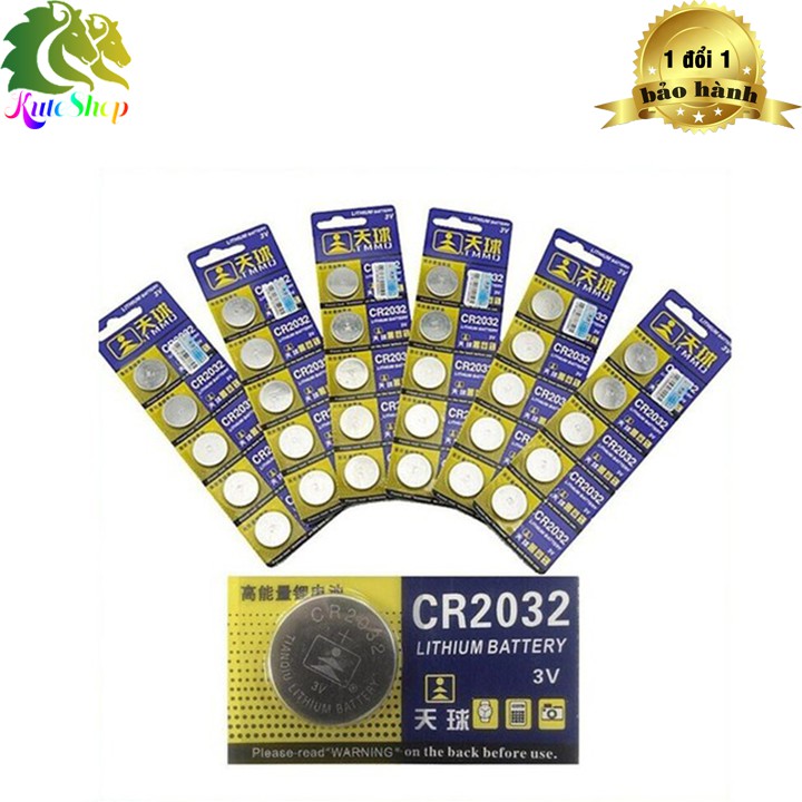 [HCM] VĨ 5 VIÊN PIN CMOS CR2032