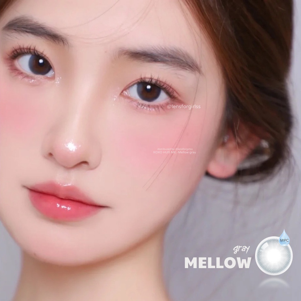 Kính áp tròng xám trong trẻo tự nhiên MELLOW GRAY MPC dành cho mắt nhạy cảm Made in Korea | Lens cận