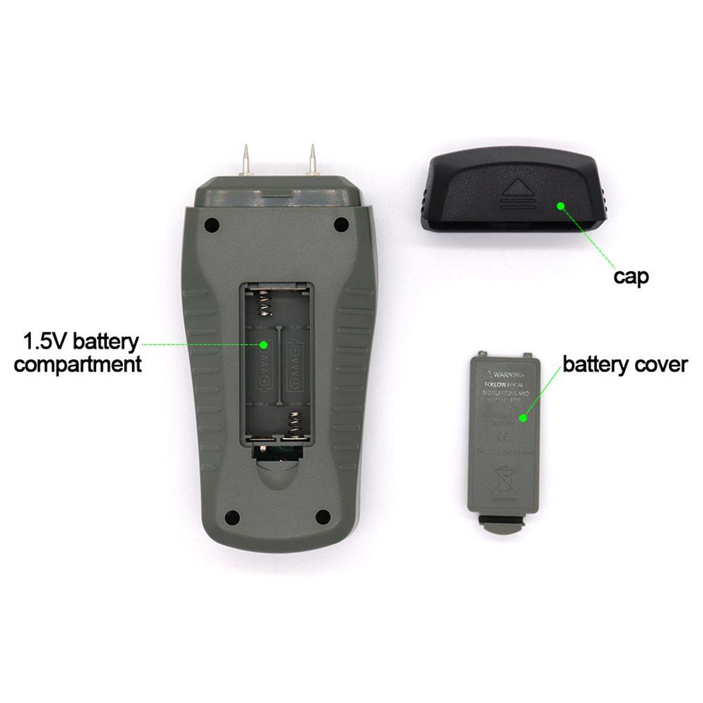 Máy Đo Độ Ẩm Không Khí 0-99.9% Bằng Gỗ Tự Nhiên