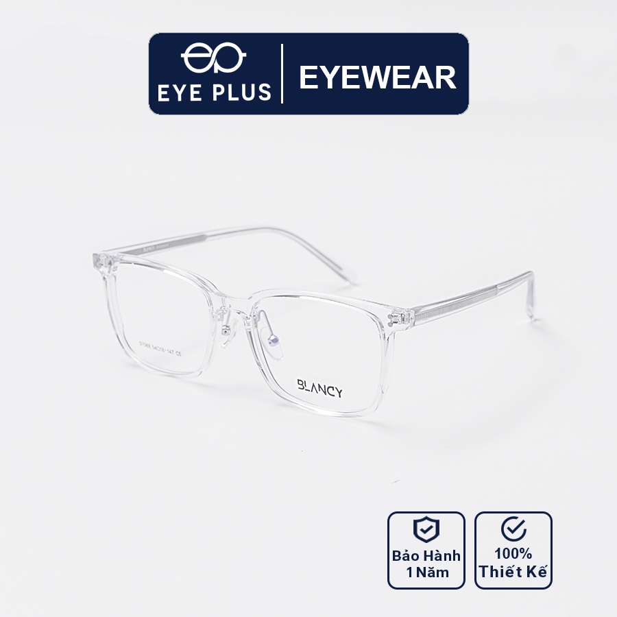 Gọng kính cận nam nữ EYE PLUS dáng vuông bầu CC1 Blancy-7068