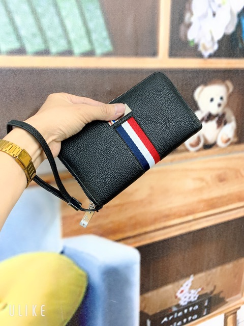 Free ship_Xả khoClucth cầm tay nam nữ. Ví da cầm tay cao cấp. Ví da dài bản to.