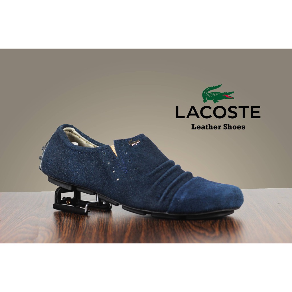 LACOSTE Giày Lười Da Lộn Thoải Mái Cho Nam Size 39-40 - 41-42 - 43