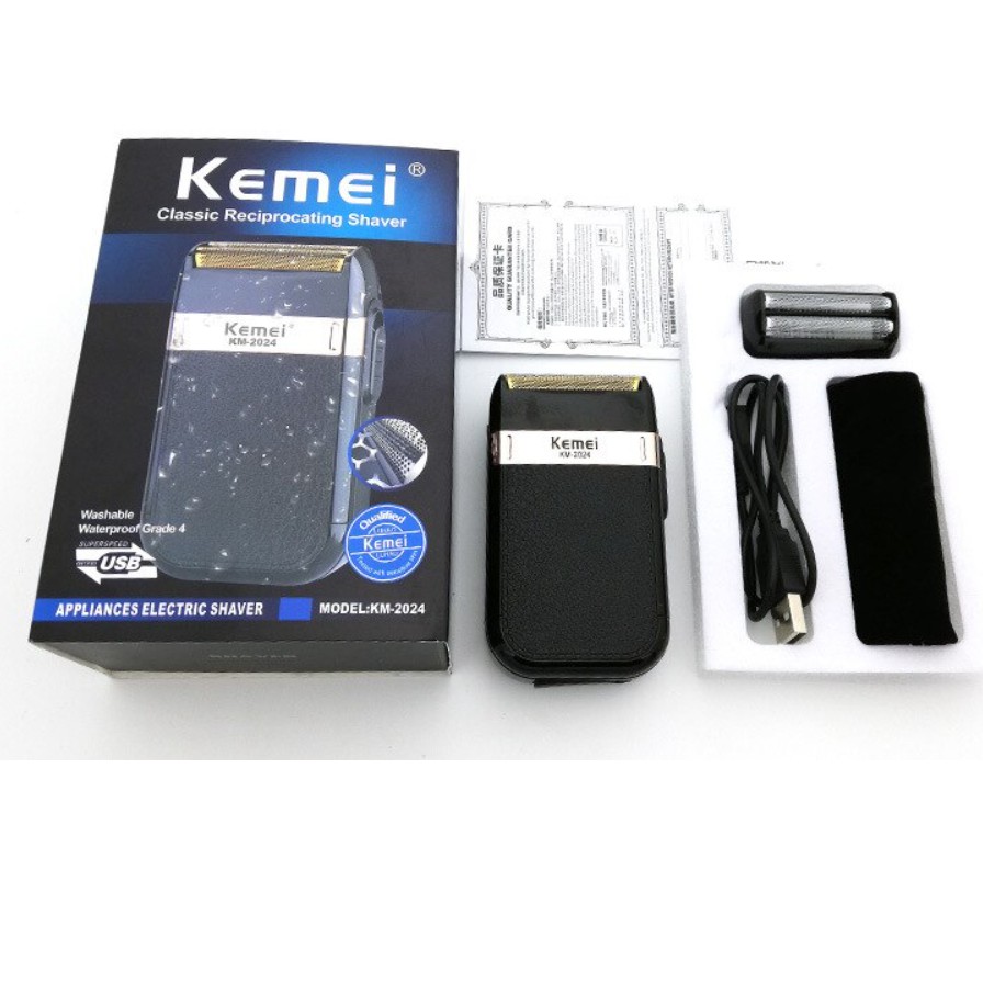 Máy Cạo Râu Cao Cấp Kemei - KM 2021 - Kiểu Dáng Sang Trọng Lịch Sự - Gọn Nhẹ Dễ Dàng Sử Dụng - Mẫu Mới 2021