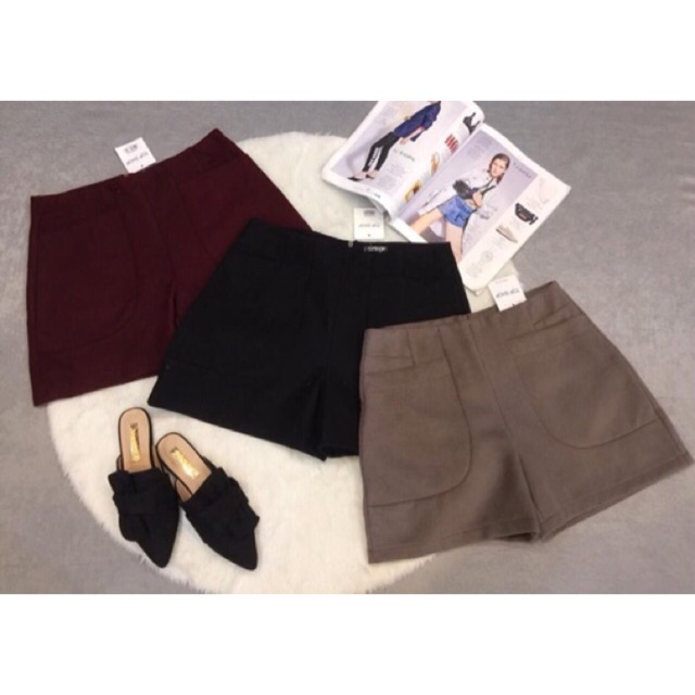 Quần short dạ Top*shop