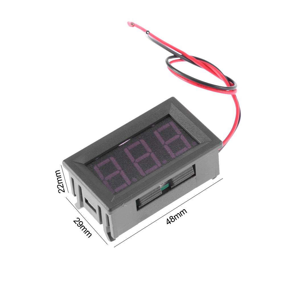 Vôn kế 2 dây DC 4.5V - 30V hiển thị màn hình 0.56inch