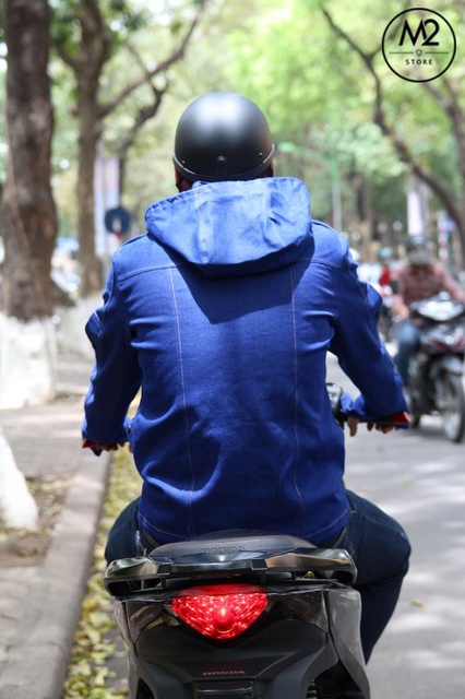Áo chống nắng bò jean nam phong cách thoáng khí cản 95% tia UV