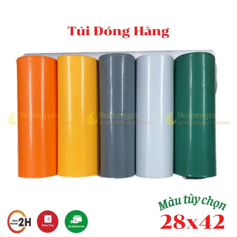 Túi Đóng Hàng Size 28x42 Hoanmypro Keo Niêm Phong Dán Miệng