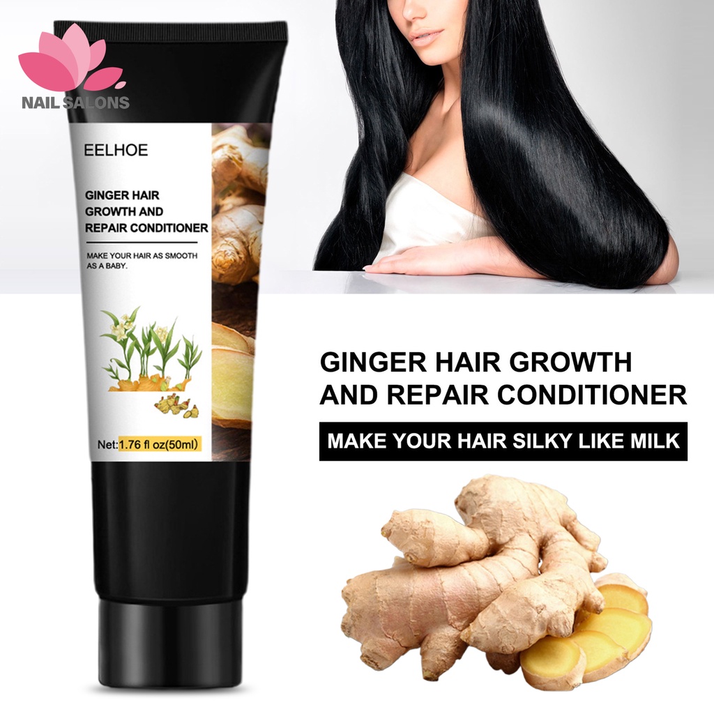 [BK] Compact Hair Building Conditioner Ginger Soften Hair Scalp Care Growth Conditioner Easy to Maintain for Salon