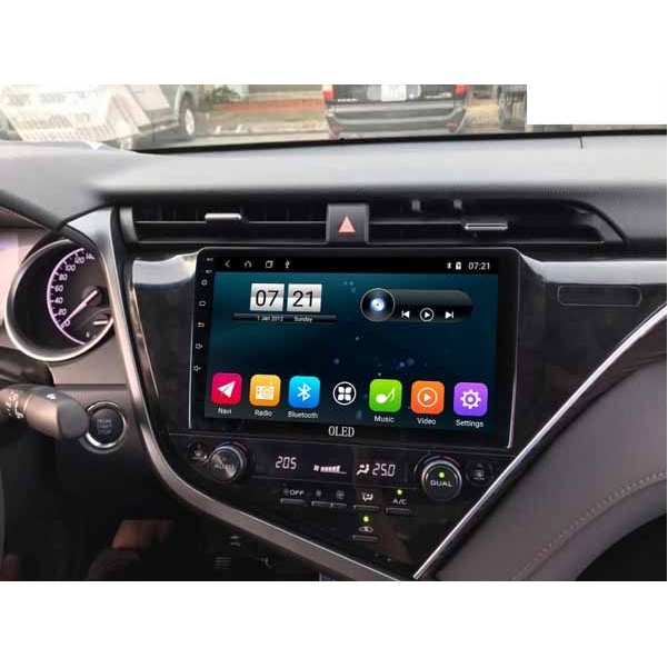 Màn Hình Android 10 inch Cho Xe CAMRY 2019-2021 - Đầu DVD  Android Kèm Mặt Dưỡng Giắc Zin Canbus Cho Toyota Camry