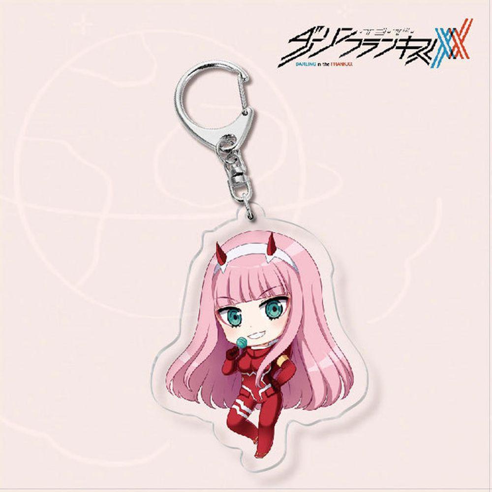 Móc Khóa Acrylic Hình Nhân Vật Hoạt Hình Anime Daring In The FRANXX Dễ Thương