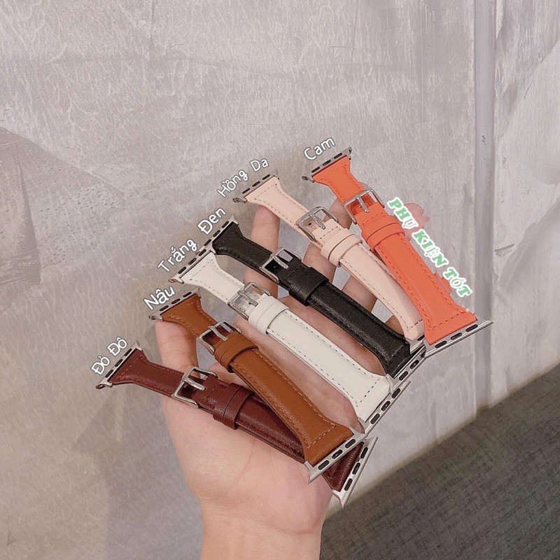 Dây Apple Watch Da Bản Nhỏ