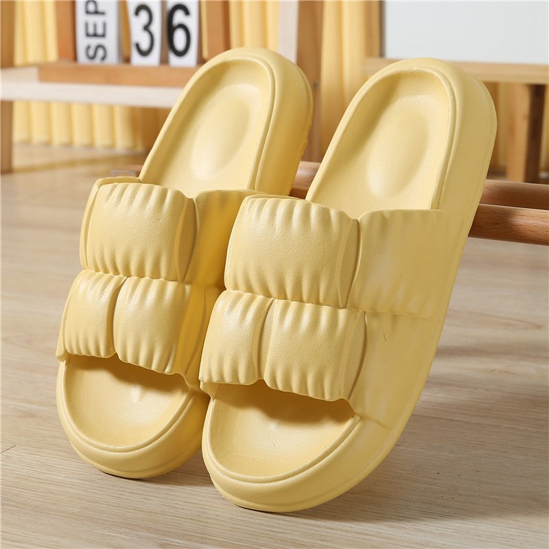 Tikp Dép Sandal Dép bánh mì nữ, Chống Trượt ​đế độn siêuBằng EVA 8 Màu Size 36-45