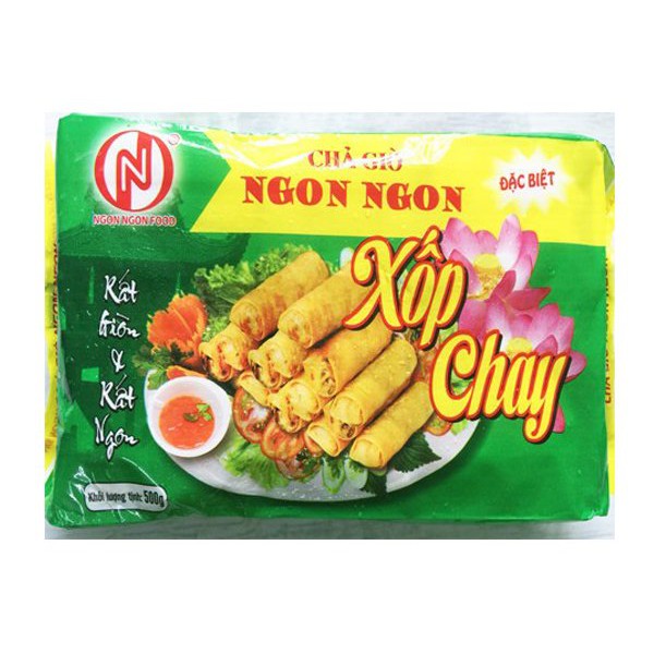 Chả giò xốp chay Đặc Biệt 500g Thơm ngon thuần chay- (chỉ giao tại Hồ Chí Minh)