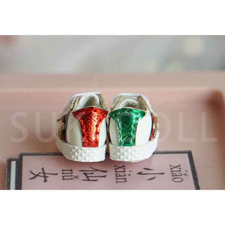 Giày bốt da cho búp bê BJD ob11 GSC 1/12