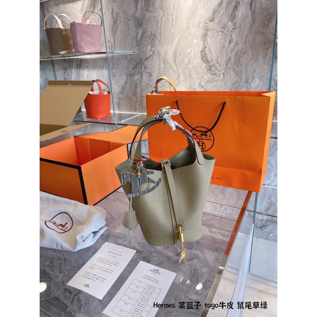 Siêu Phẩm Túi Her.mes Pi.cotin Size 18cm Full Màu đen