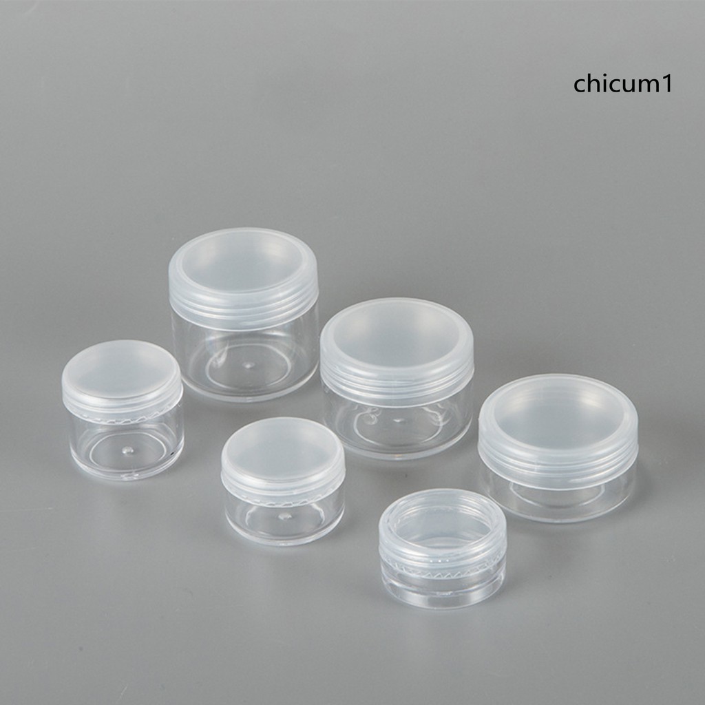 [Hàng mới về] Set 10 hộp đựng kem dưỡng da mắt có thể tái sử dụng tiện lợi cho nữ