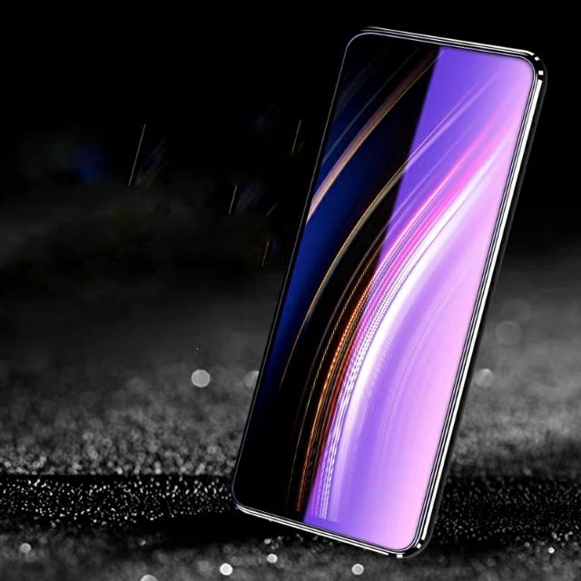 Kính cường Oppo K3 / Realme X / Oppo F11 Pro tím chống tia UV hại mắt 9H / 2.5D  ( tặng keo mép )