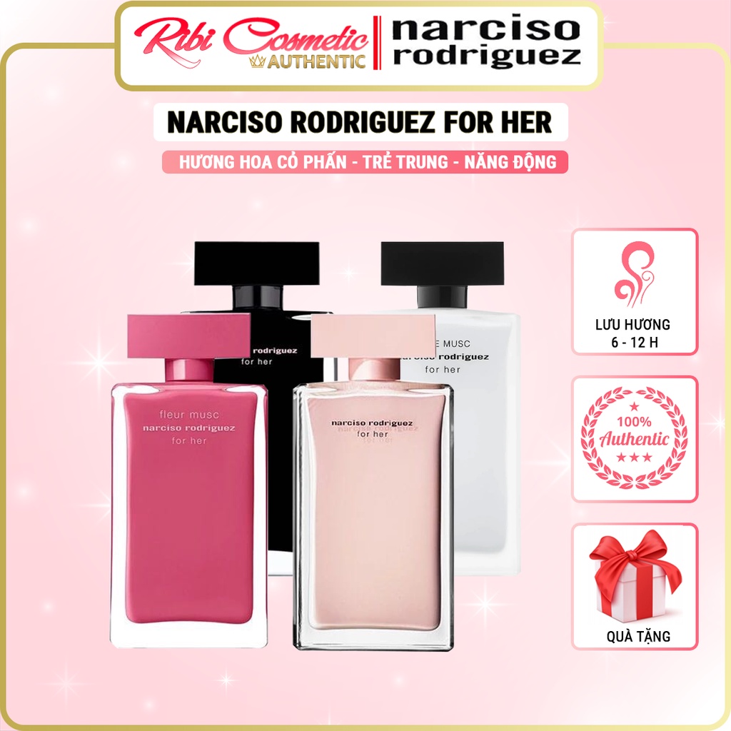 Nước hoa nữ Narciso For Her 4 mùi Mẫu thử 2 5 10ml