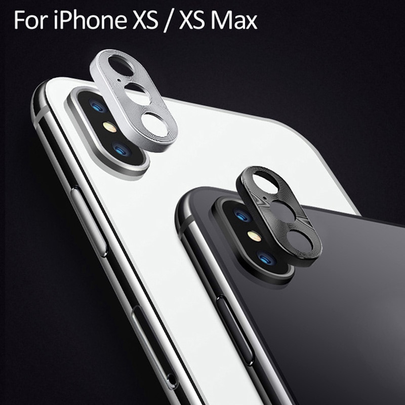 Vòng kim loại nhôm bảo vệ camera sau cho iPhone 11 12 Pro XS MAX XR X 6 6s 7 8 Plus se2020
