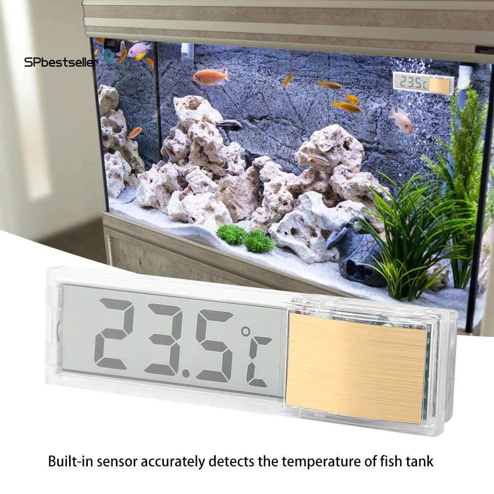 Nhiệt Kế Điện Tử Màn Hình Lcd 3d Cho Bể Cá