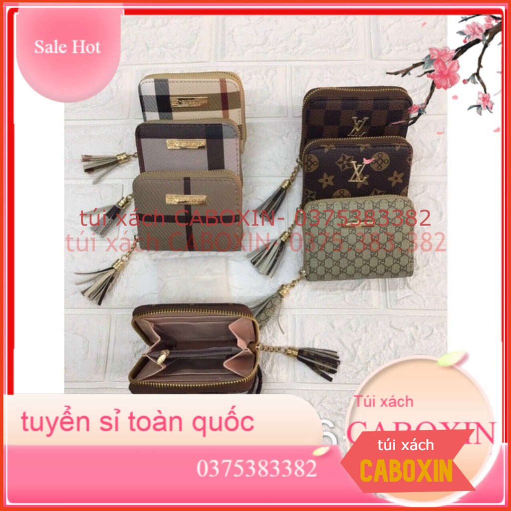 ví ngắn thời trang nhỏ gọn, tiện lợi kiểu dáng đa dạng  -CABOXIN tuyển sỉ toàn quốc