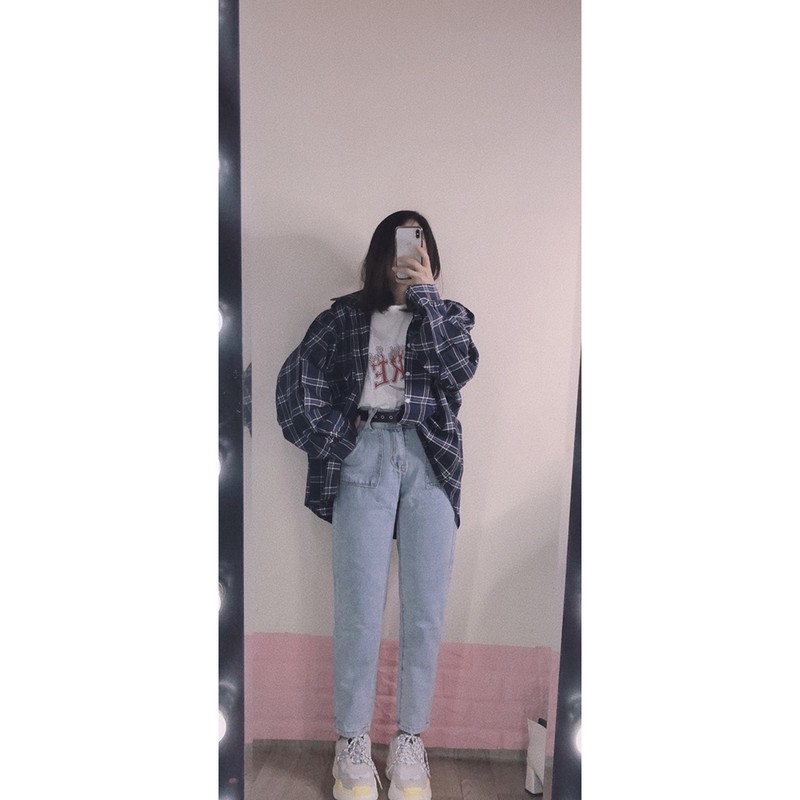 Sơ mi dạ lồng đèn?ảnh thật cuối