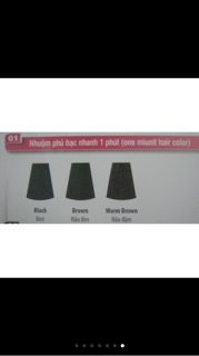 Nhuộm tóc phủ bạc nhanh 1 phút welcos ( hàn quốc )