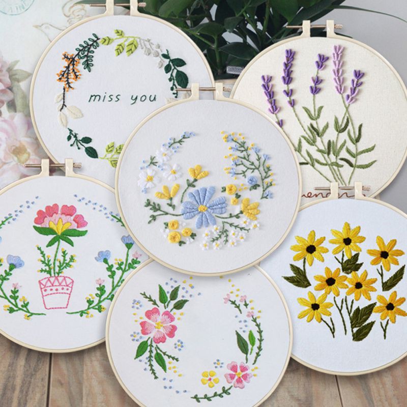 Bộ Dụng Cụ Thêu Tranh Chữ Thập Thủ Công
