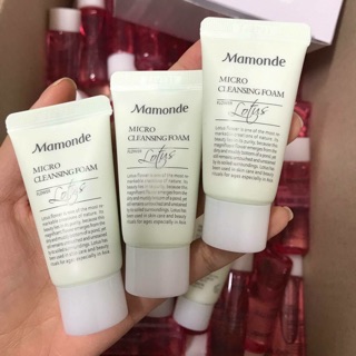 SỮA RỬA MẶT MAMONDE LOTUS MICRO CLEANSING FOAM 15ml