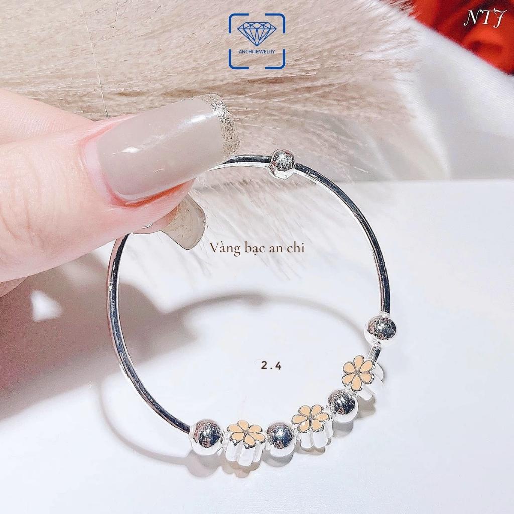 Lắc tay mèo kitty cho bé gái, chuẩn bạc ta không xuống màu - Anchi jewelry
